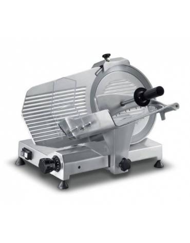 AFFETTATRICE A GRAVITA' IN ALLUMINIO LAMA CM 30 - PIATTO MM 250x275 - SPESSORE TAGLIO MM 13 - MONOFASE