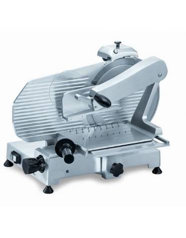 AFFETTATRICE VERTICALE IN ALLUMINIO LAMA CM 30 - PIATTO MM 300x270 - SPESSORE TAGLIO MM 13