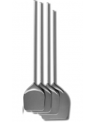 PALA ALLUMINIO PER PIZZA - Dimensione pala mm 300x330 - Altezza mm 1700