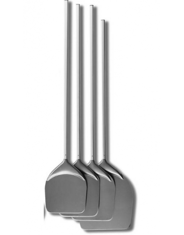 PALA ALLUMINIO PER PIZZA - Dimensione pala mm 300x330 - Altezza mm 1700