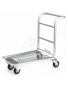 Carrello con Pianetta Brico piano in rete - Salvaspazio 4 ruote 125 cm, Dimensioni cm 59x108,1x93,7 h Imbottigliamento cm 26