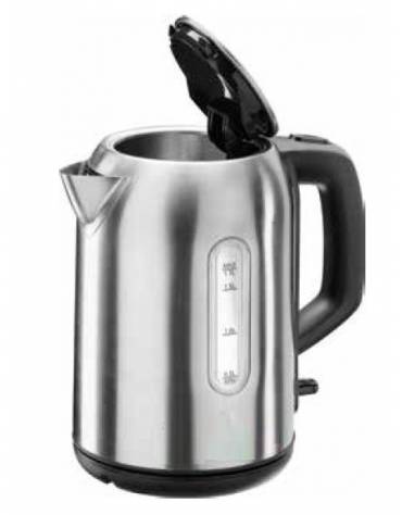 Bollitore elettrico in acciaio inox - Capacità Lt 1,7 - Due livelli di potenza KW 1,85/2,2
