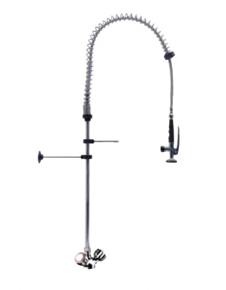 Gruppo doccia con miscelatore monoforo - manopole multigiro - cm 120h