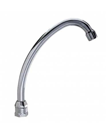 Bocca di erogazione orientabile completa di base ø 18 mm - dim. mm 300x225h