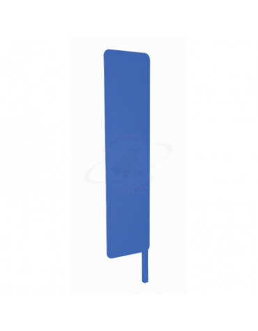 Piastra tagliafuoco, accessorio per carrelli portabombole monoposto - mm 20x2x92,5 cm