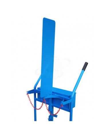 Piastra tagliafuoco, accessorio per carrelli portabombole monoposto - mm 20x2x92,5 cm