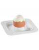 PIATTINO PORTA UOVO IN MELAMINA - Larghezza mm 115 - Profondità mm 115 - Altezza mm 20