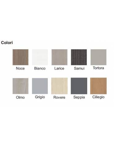 Contenitore alto vetro/vetro senza serraura - cm 45X45X196