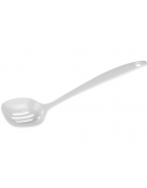 CUCCHIAIO FORATO IN MELAMINA COLORE BIANCO - Lunghezza mm 300