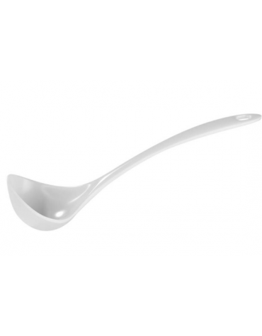 CUCCHIAIO IN MELAMINA COLORE BIANCO - Lunghezza mm 300 - Capacità ml 80