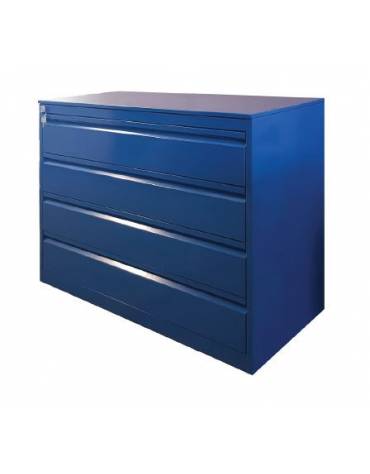 CLASSIFICATORE ORIZZONTALE 3 CASSETTI CON SERRATURA cm. 93 x 45 x 104 h.