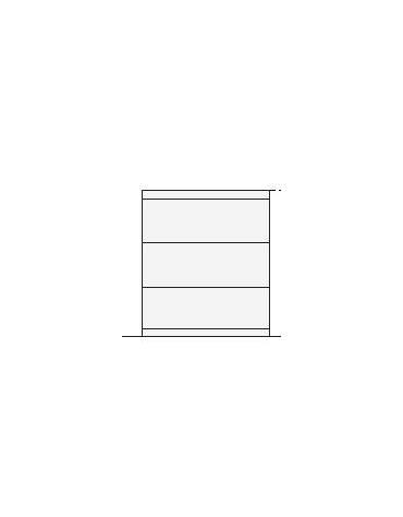 CLASSIFICATORE ORIZZONTALE 3 CASSETTI CON SERRATURA cm. 93 x 45 x 104 h.