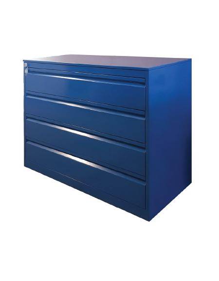 CLASSIFICATORE ORIZZONTALE 3 CASSETTI CON SERRATURA cm. 93 x 45 x 104 h.