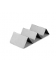 VASSOIO INOX PORTA PANINI 3 COMPARTI - Larghezza mm 210 - Profondità mm 105 - Altezza mm 50