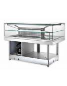 Vetrina fredda vetri dritti bassi da cm. 200 - Refrigerazione ventilata