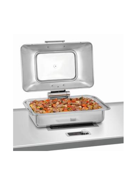 CHAFFING DISH 1/1 GN PER INDUZIONE - Capacità lt 8,5 - mm 580x420x205h CHAFFING DISH 1/1 GN PER INDUZIONE - Capacità lt 8,5 - mm 580x420x205h