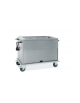 Carrello termico armadiato-vasca unica capacità 2 x 1/1 GN cm 95x72x96h
