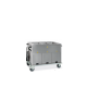 Carrello termico armadiato-vasca unica 4x1/1GN 2 vani neutri, 2 vani riscaldati cm 172x72x96h