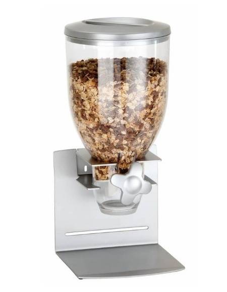 DISPENCER PER CEREALI SINGOLO A MULINO - Capacità Lt 3,5 - mm 180x170x395h