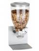 DISPENCER PER CEREALI SINGOLO A MULINO - Capacità Lt 3,5 - mm 180x170x395h