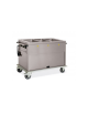 Carrello termico armadiato-vasca con temperature differenziate 4x1/1GN 1 vano neutro cm 172x72x96h