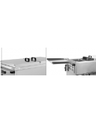Carrello termico armadiato vasche separate c/coperchi N°2xGN1/1