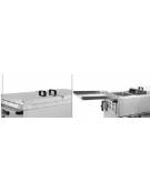 Carrello termico armadiato vasche separate c/coperchi N°3xGN1/1