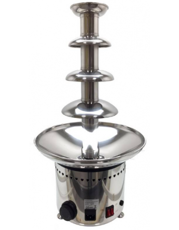 FONTANA CIOCCOLATO IN ACCIAIO INOX - temperatura 0~110°C - mm 330x600h