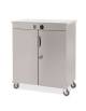 Mobiletto scaldapiatti per N° 100 piatti - cm 77x44,5x80h