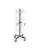 Colonna portapiatti a colonnata - Portata Piatti 96 - Diametro max piatti Ø cm 18÷24 - cm 77x77x180