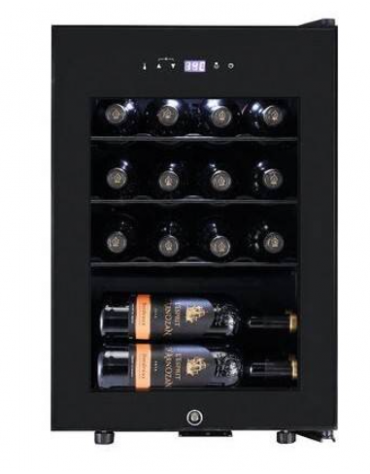 CANTINETTE VINO DA INCASSO - CONTIENE FINO A 16 BOTTIGLIE BORDOLESI - 1 ZONA REFRIGERATA - mm 398x410x565h