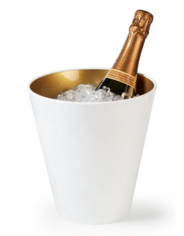 SECCHIELLO CHAMPAGNE IN ACRILICO BICOLORE - Diametro mm 190 - Altezza mm 210