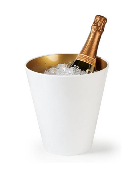 SECCHIELLO CHAMPAGNE IN ACRILICO BICOLORE - Diametro mm 190 - Altezza mm 210