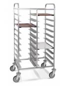 Carrello portavassoi - Portata 10 vassoi  GN - cm 45x60x150h