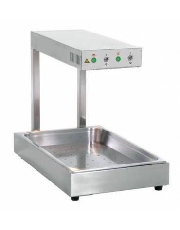 RISCALDATORE INFRAROSSI GN 1/1 - Potenza W1000 - cm 33x56x50