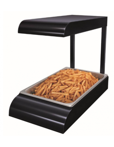 SCALDAVIVANDE ELETTRICO PORTATILE GN 1/1 - COLORE NERO - Potenza W 610 - mm 329x644x445h