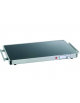 PIASTRA ELETTRICA RISCALDANTE GN 1/1 IN ALLUMINO E VETRO - mm 566x345x40h