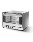 FORNO ELETTRICO A CONVEZIONE CON UMIDIFICATORE - 4 RIPIANI PER TEGLIE GN 2/3 - POTENZA W 3100 - mm 600x570x515h