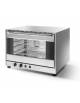 FORNO ELETTRICO A CONVEZIONE CON UMIDIFICATORE - 4 RIPIANI PER TEGLIE GN 2/3 - POTENZA W 3100 - mm 600x570x515h