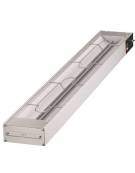 MENSOLA RISCALDANTE SCALDAVIVANDE AD INFRAROSSI - POTENZA W 500 - mm 610x152x64h