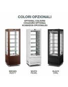 VETRINA GELATERIA DOPPIA VERTICALE STATICA 2 PORTE CON 1 MOTORE CM 118X62X189,5H