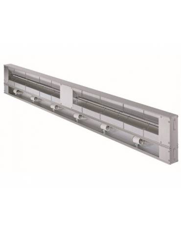MENSOLA RISCALDANTE SCALDAVIVANDE AD INFRAROSSI CON ILLUMINAZIONE E CONTROLLO POTENZA A INFINITO - W 1130 - mm 1067x229x63h