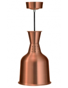 LAMPADA RISCALDANTE CON ALTEZZA FISSA - COLORE RAME - Diametro mm 165 - Lunghezza cavo mt 2