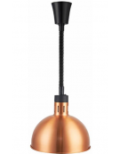 PORTA LAMPADA RISCALDANTE CON ALTEZZA REGOLABILE DA 28 A 150 CM - Diametro mm 279 - COLORE RAME