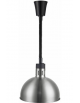 PORTA LAMPADA RISCALDANTE CON ALTEZZA REGOLABILE DA 28 A 150 CM - Diametro mm 279 - COLORE ALLUMINIO