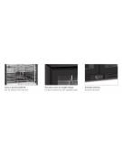 Frigo retrobanco statico con agitatore diaria per bevande - 222 Lt - temperatura 0°C/+10°C - mm 900x530x896h