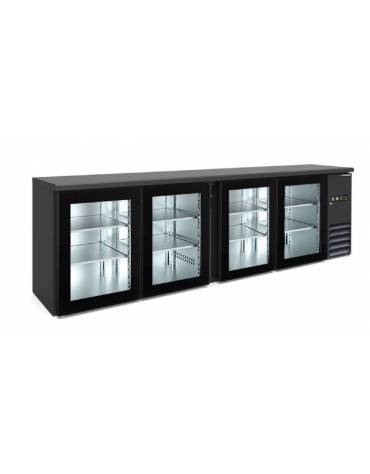 Frigorifero sottobanco orizzontale per bibite 3 porte da cm. 135