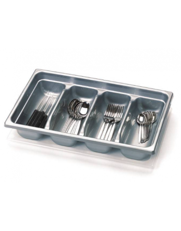 VASCHETTA PORTAPOSATE - Larghezza mm 530 - Profondità mm 325 - Altezza mm 95