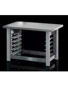 Supporto aperto forno  in acciaio inox  - 15 teglie GN1/1  -  Dimensioni: 92x63x90h
