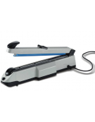 SIGILLATRICE CON TAGLIERINA PER SACCHETTI FINO A 2 MM DI SPESSORE - Barra saldante mm 200-300 - Dimensioni cm 7,5x45,5